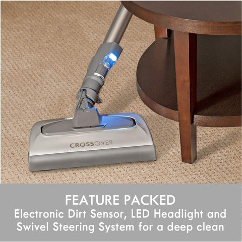 Kenmore LED dirt illumination shows debris on floors