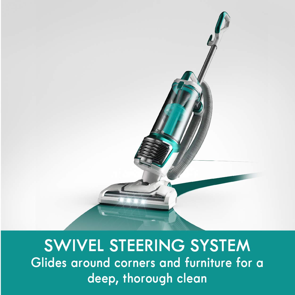 Kenmore pet hair cleaning on carpet and hardwood floors with powerful suction.