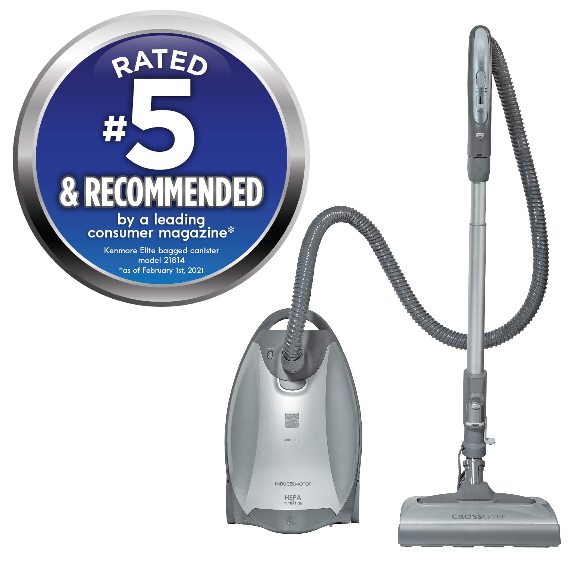 Kenmore Pet PowerMate attachment lifting pet hair from furniture and carpets