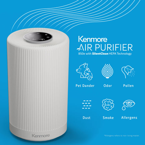 Kenmore PM1005 side view highlighting slim profile suitable for bedrooms