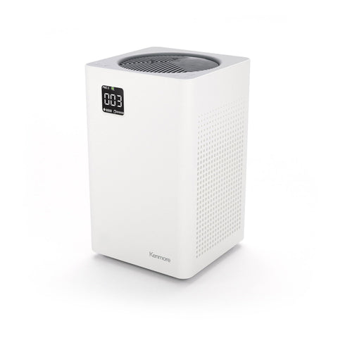 Kenmore PM2010 front view showing large-room air purification in action