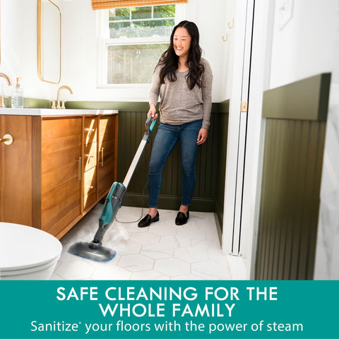 Kenmore SM2050 two steam modes enable flexible cleaning for multiple floor types.