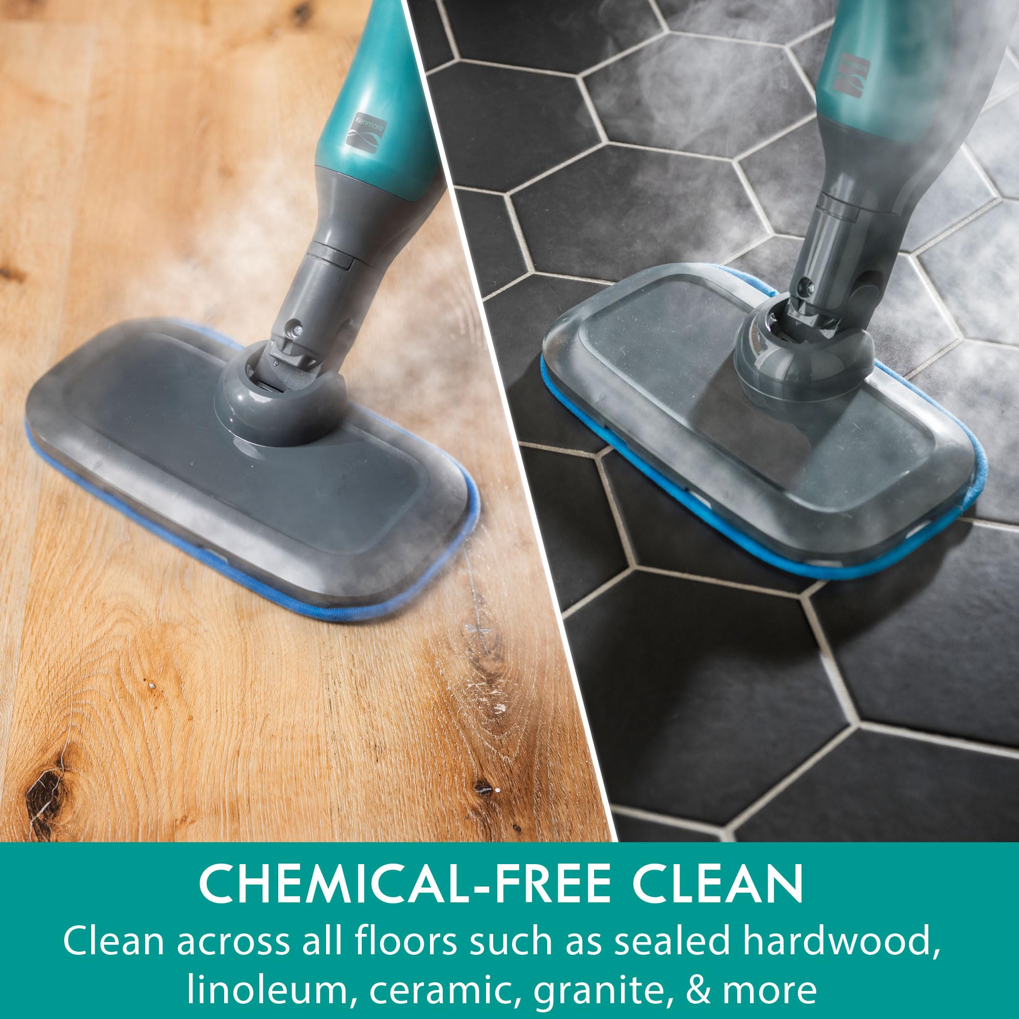 Kenmore SM2050 washable pads provide reusable, chemical-free floor care.