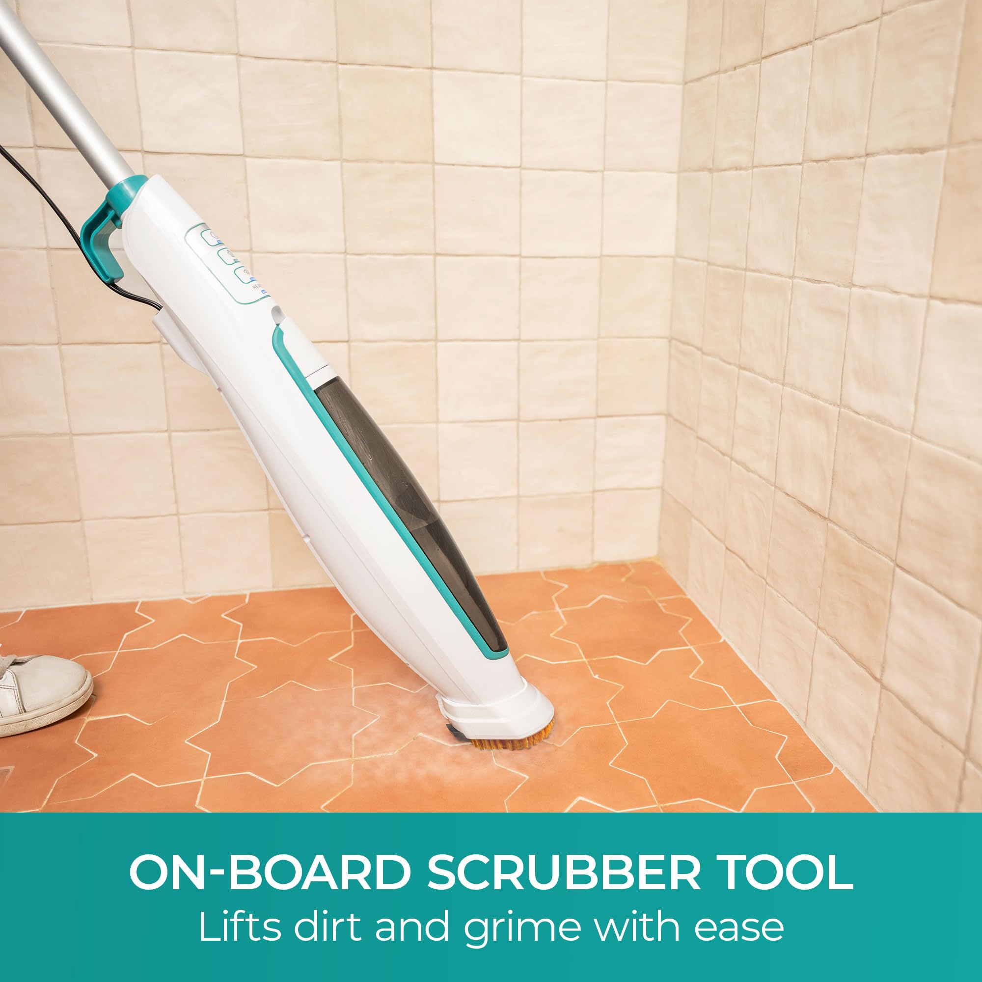 Kenmore SM2060 S200 scrub brush closeup for tackling stuck-on grime.