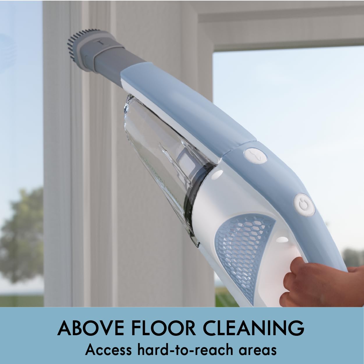 Kenmore Stratus two-speed control lets you adjust suction for different surfaces.