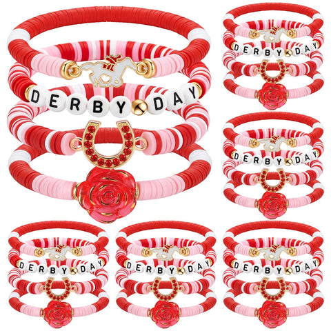 Kenning Derby bracelets 24-pack for easy party favors and coordinated looks.