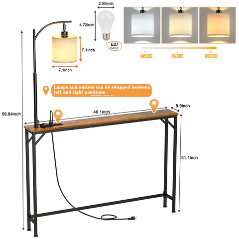 Keomaisyto skinny console table ideal for living rooms and hallways.