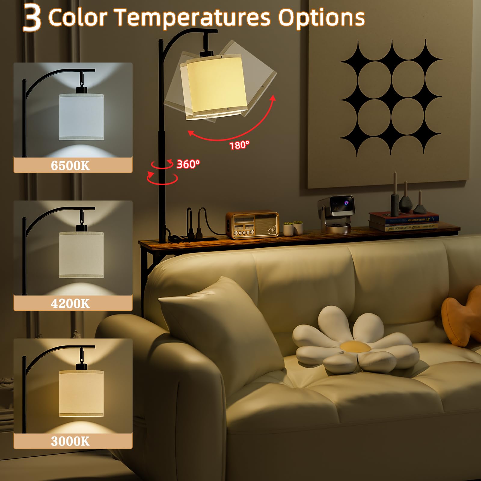 Keomaisyto skinny console table with outlet on the right keeps charging options flexible.