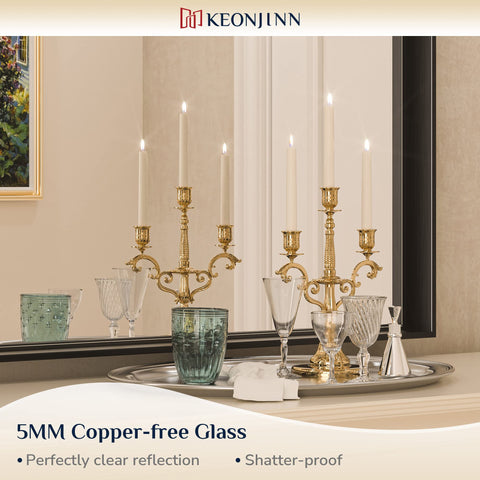 Keonjinn humidity ready bathroom mirror resists moisture and corrosion