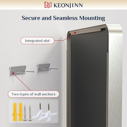 Keonjinn packaging protects the mirror during transit for safe delivery