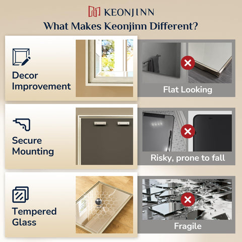 Keonjinn secure mounting using French Cleat for reliable wall hang