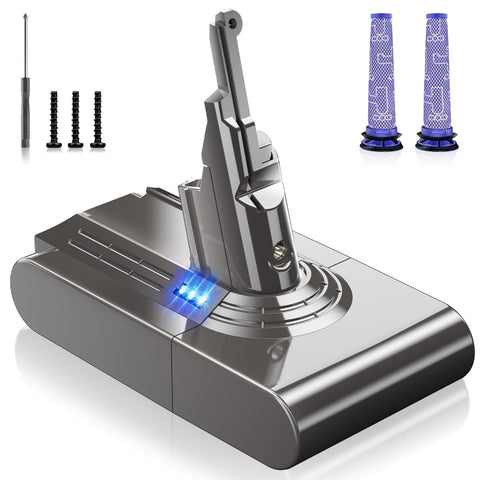 Kepism Dyson V8 battery installation and quick swap