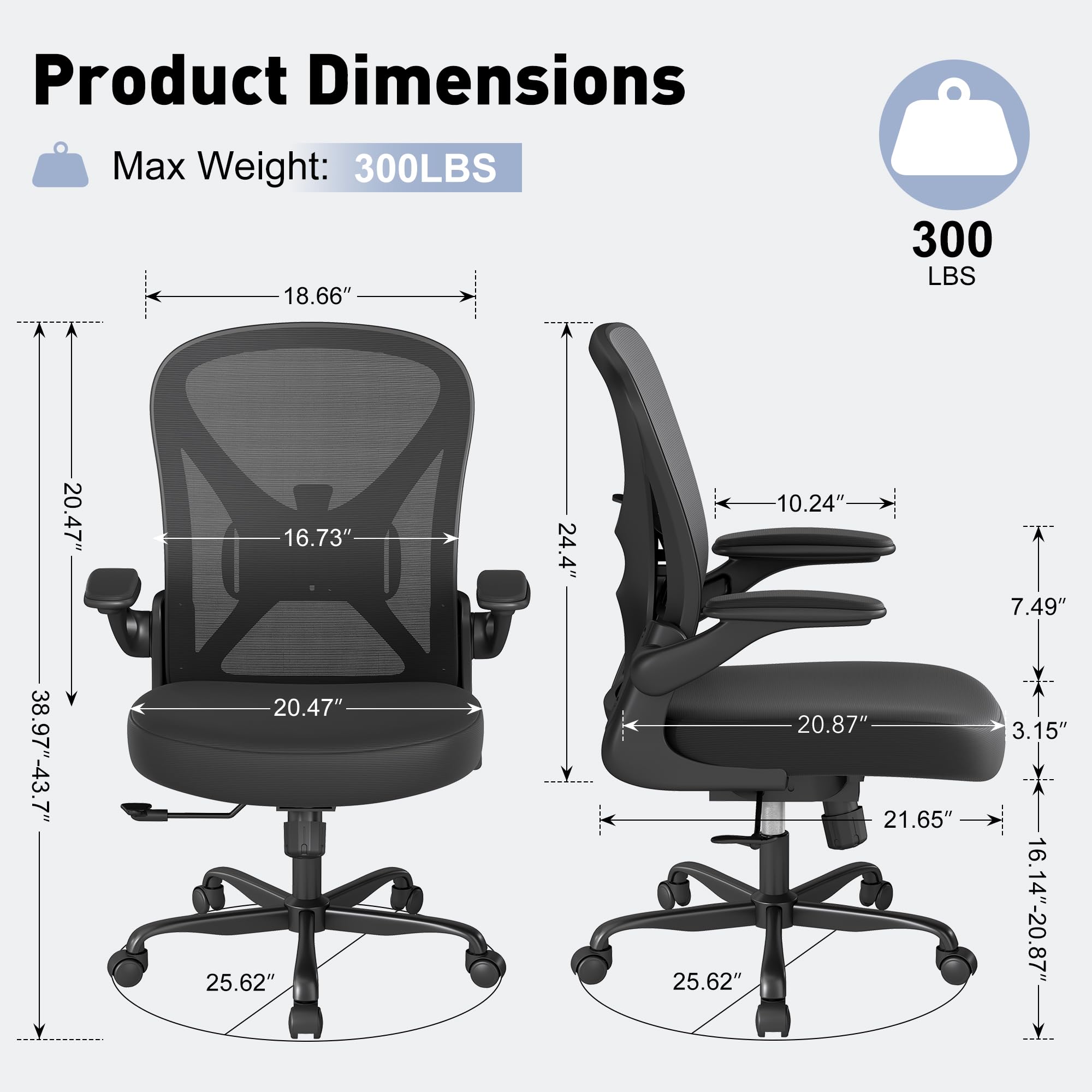 Keratee chair featuring adjustable lumbar support for back comfort