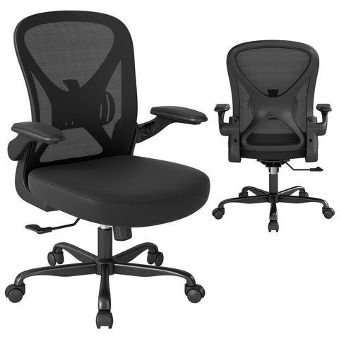 Keratee chair wheels enable easy mobility across a home office
