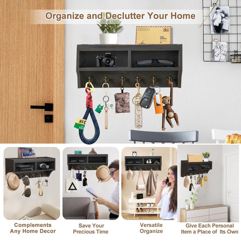 KERESUEDO mail organizer and storage boxes keep mail tidy.