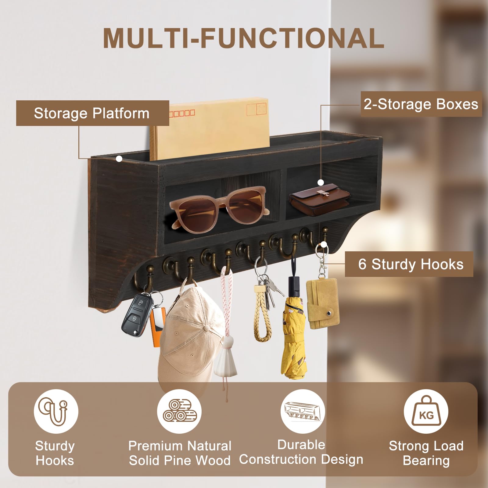 KERESUEDO sunglasses storage box for quick grab and go.