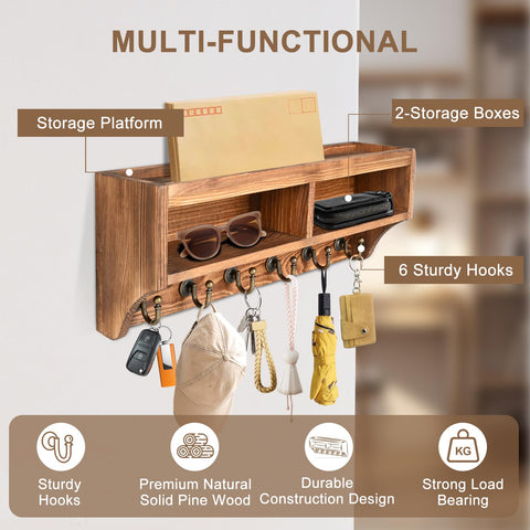 KERESUEDO storage boxes on the wall mount store sunglasses, wallets, or small items