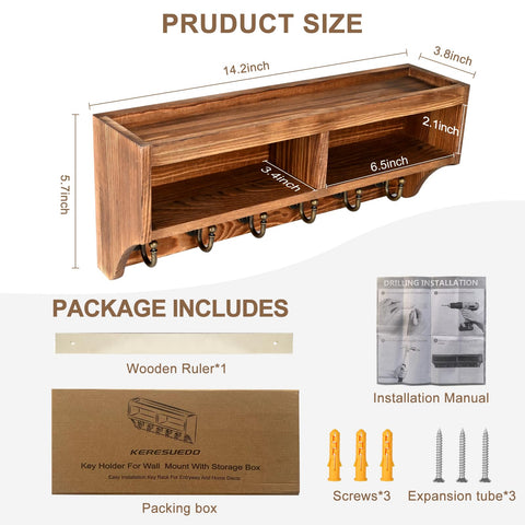 KERESUEDO wooden coat hook adds rustic charm while holding coats and bags