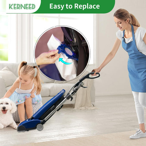 Kerneed 8-pack S30PET HEPA bag for Simplicity Synchrony traps pet hair efficiently