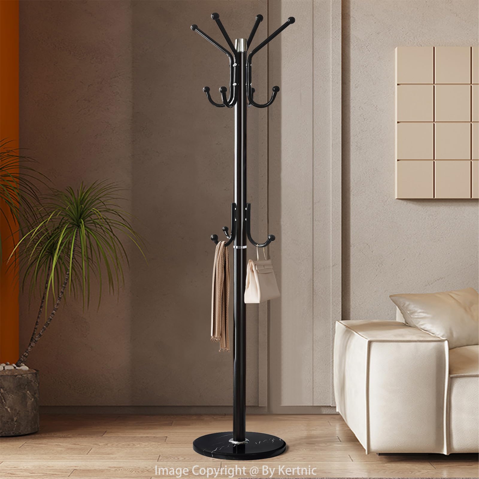 Kertnic entryway organizer supports tidy entryways and quick outfit planning.