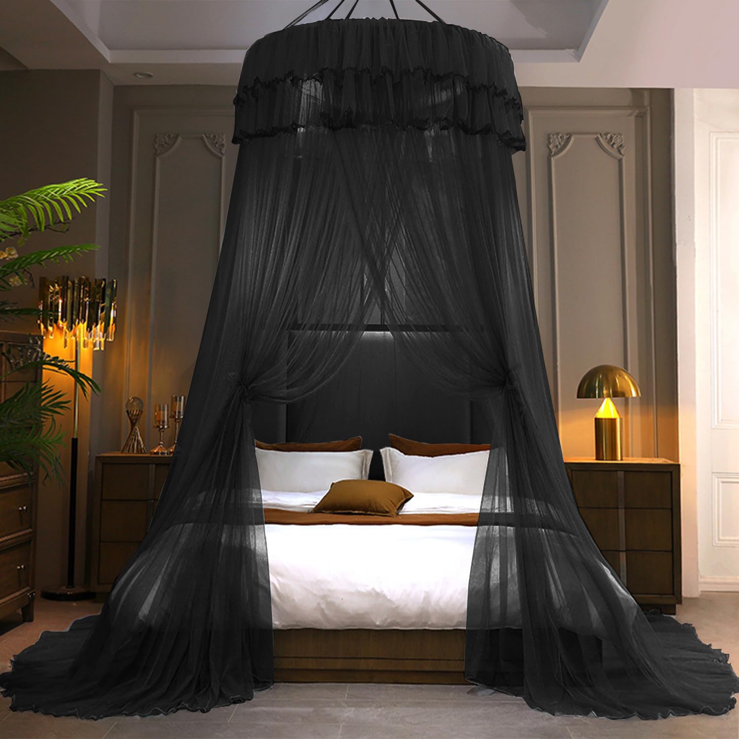 Kertnic dome canopy with fine mesh blocks tiny insects while staying clear.