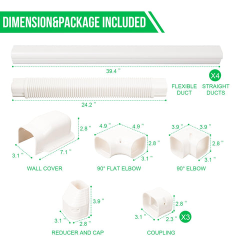 Kerykwan line cover 3 couplings for strong, seamless joints and a clean run.