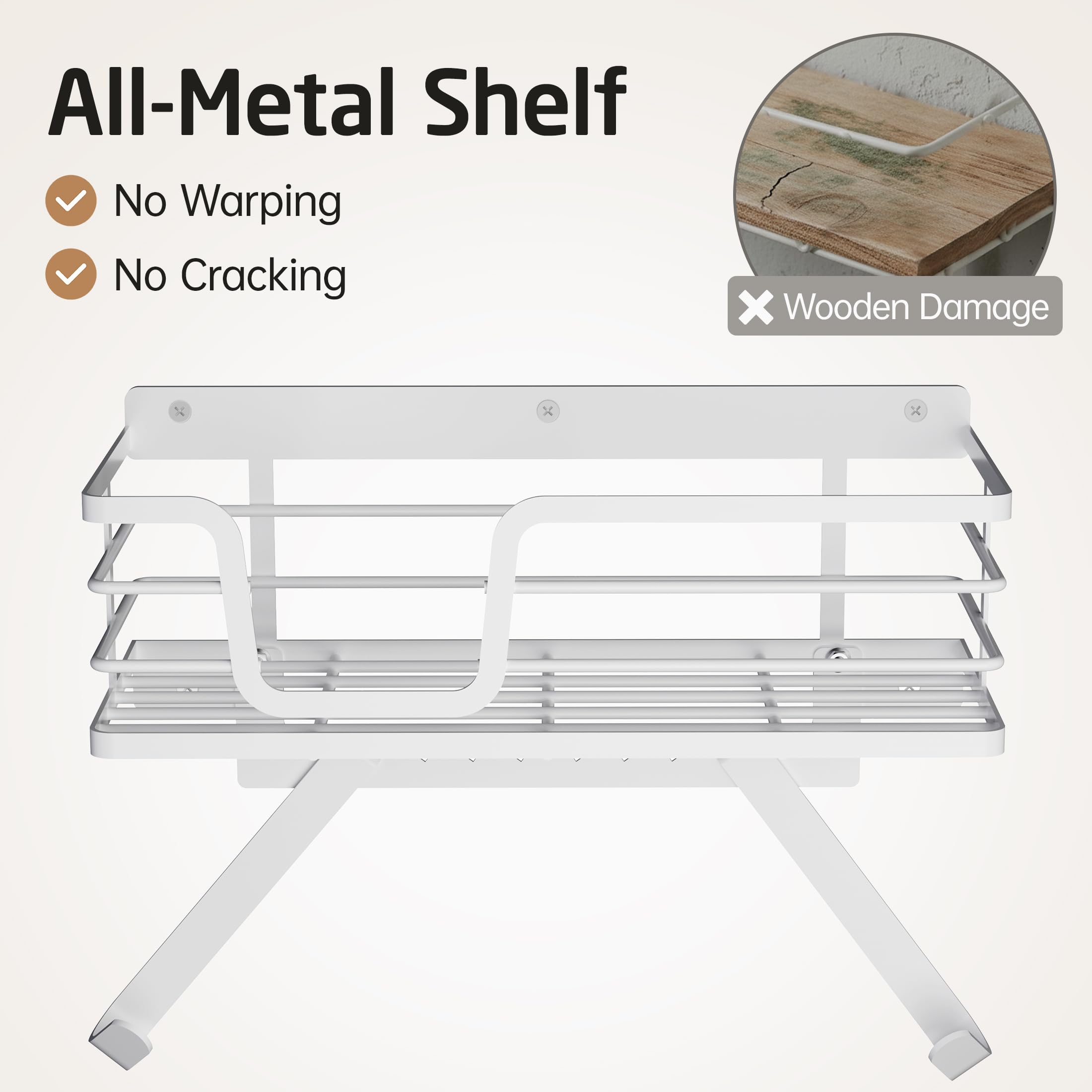KES drywall or stud mounting kit for versatile wall attachment