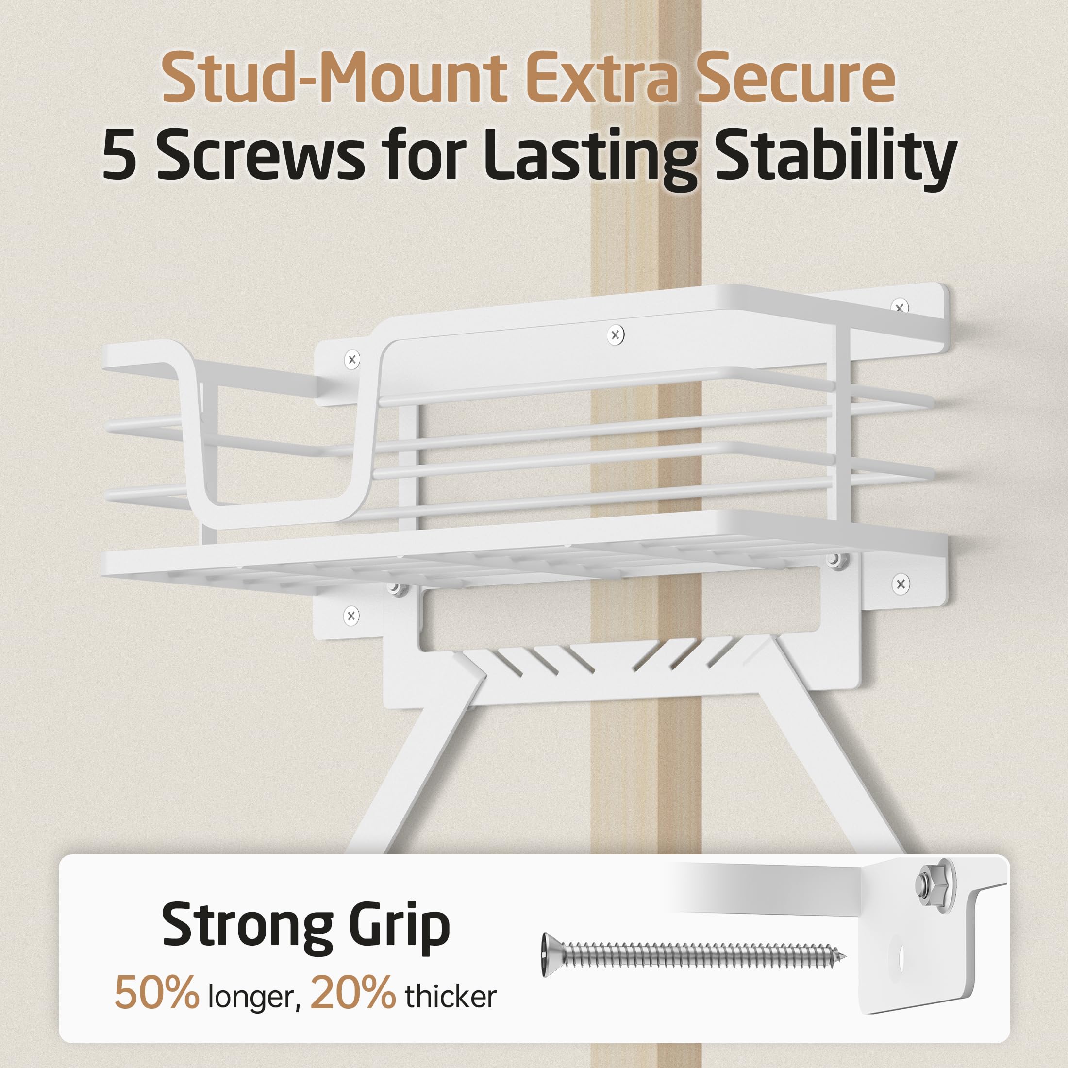 KES heavy-gauge steel frame with backplate for solid mounting