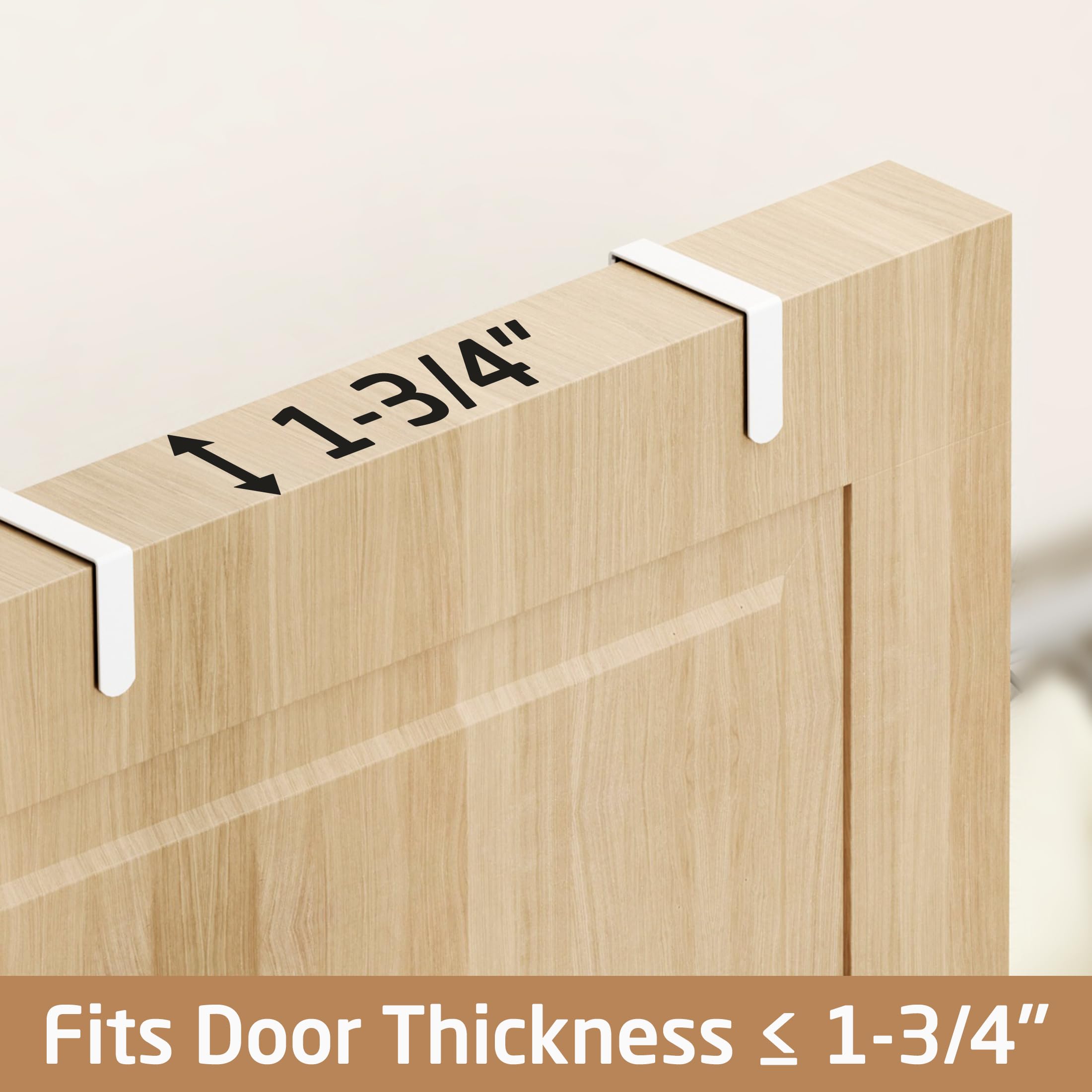 KES Ironing Board Hanger easy installation behind the door