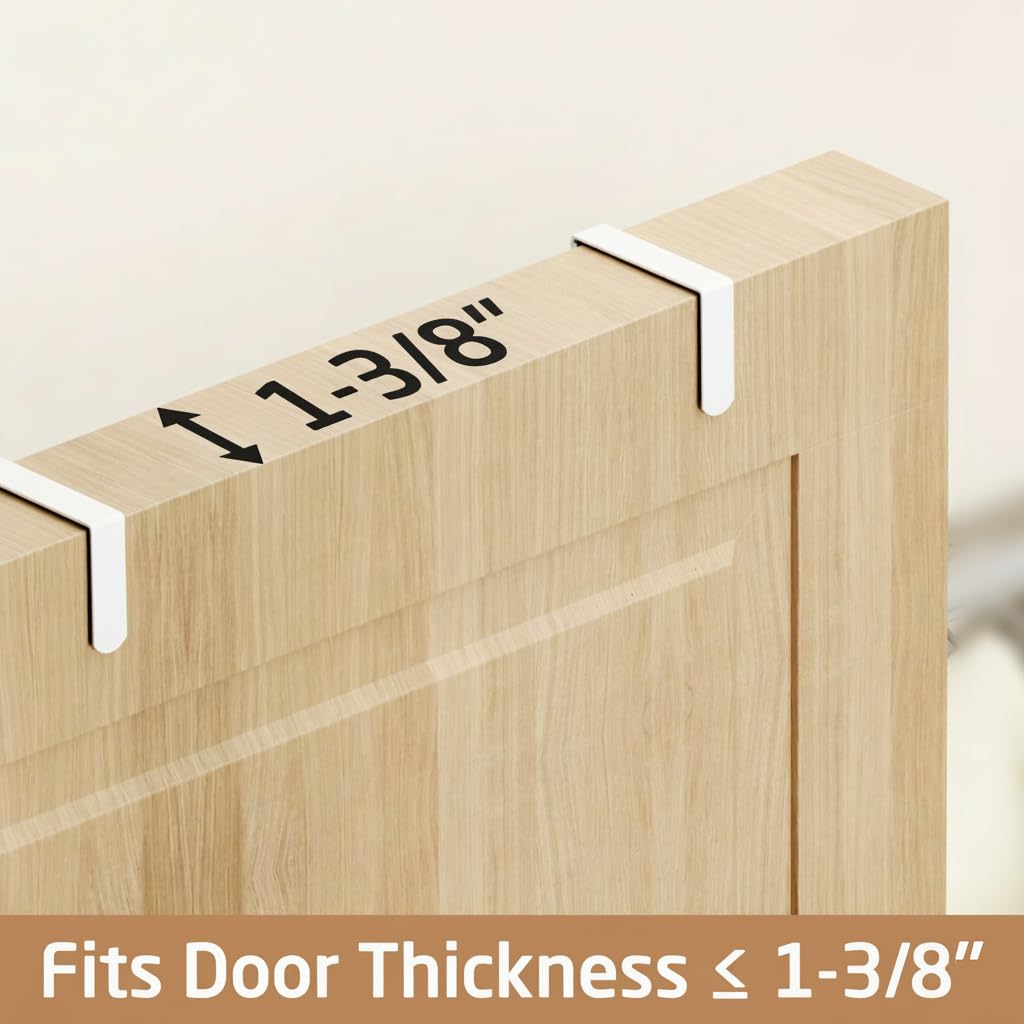KES ideal behind-the-door solution for compact laundry room organization
