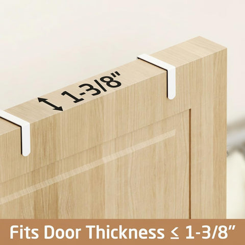 KES ideal behind-the-door solution for compact laundry room organization