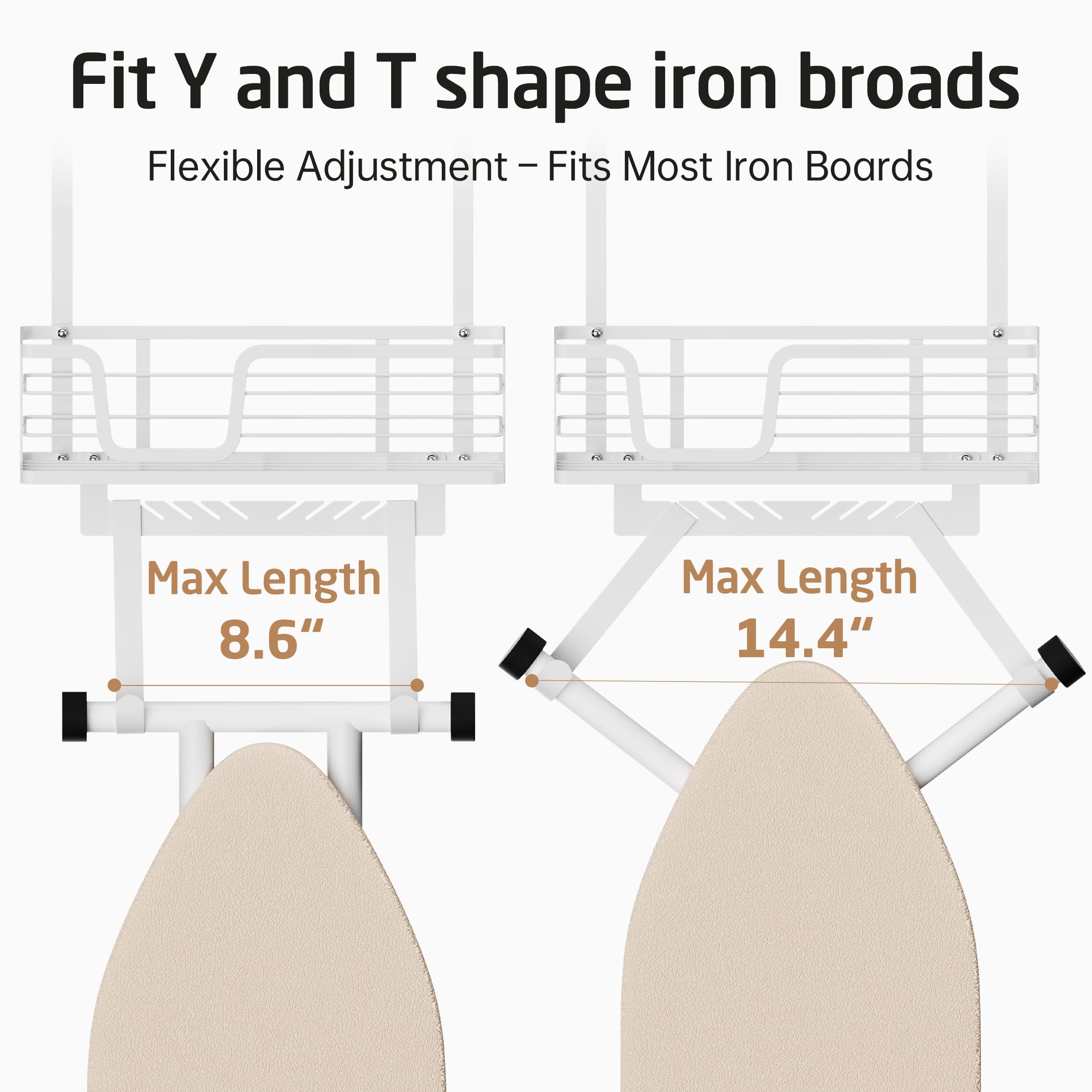 KES maximum hook distance reaches 13.78 inches for flexible placement