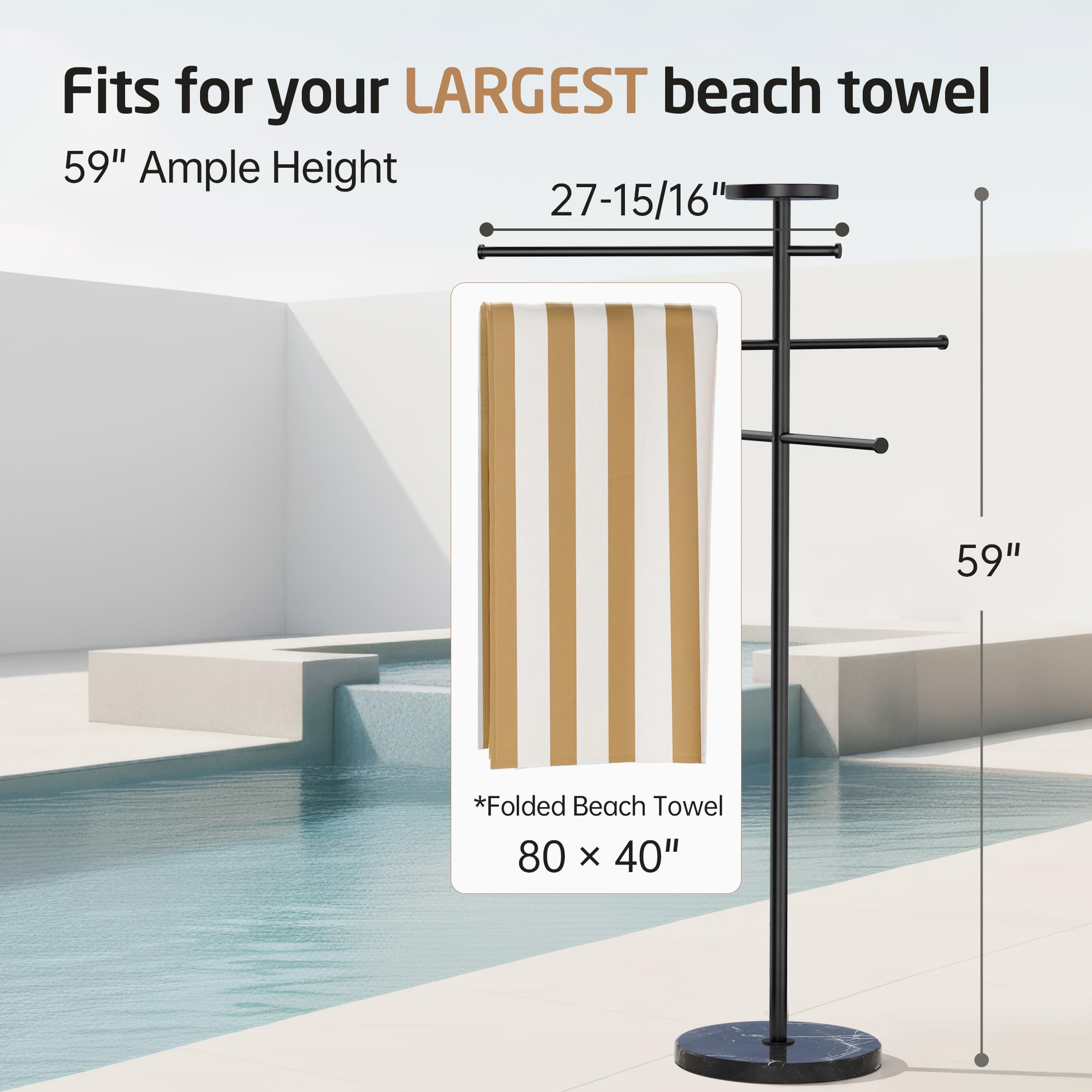 KES versatile storage for towels, swimwear, and toys