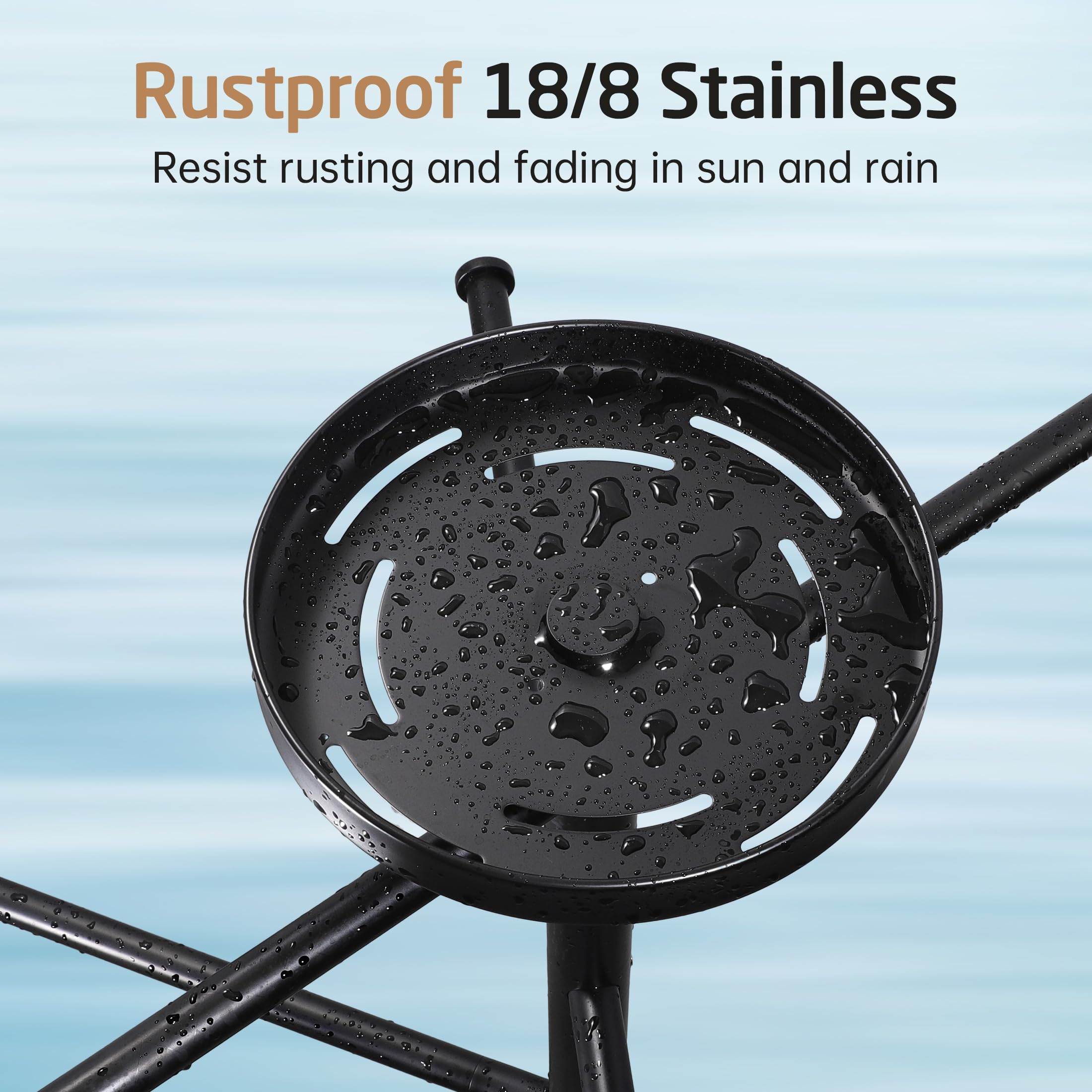KES top tray with draining design keeps sunglasses and phones dry