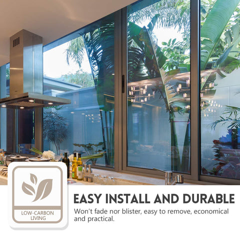 KESPEN Window Films black-silver finish adds a sleek, modern look