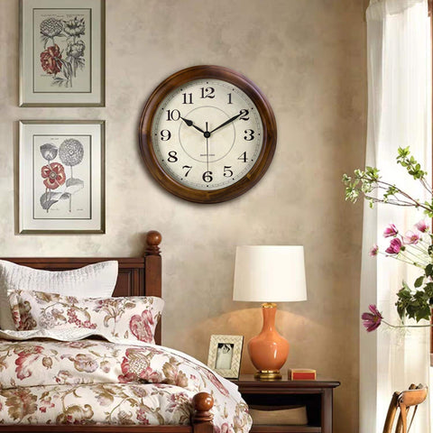 Kesin wall clock hanging hook enables quick and secure wall mounting.