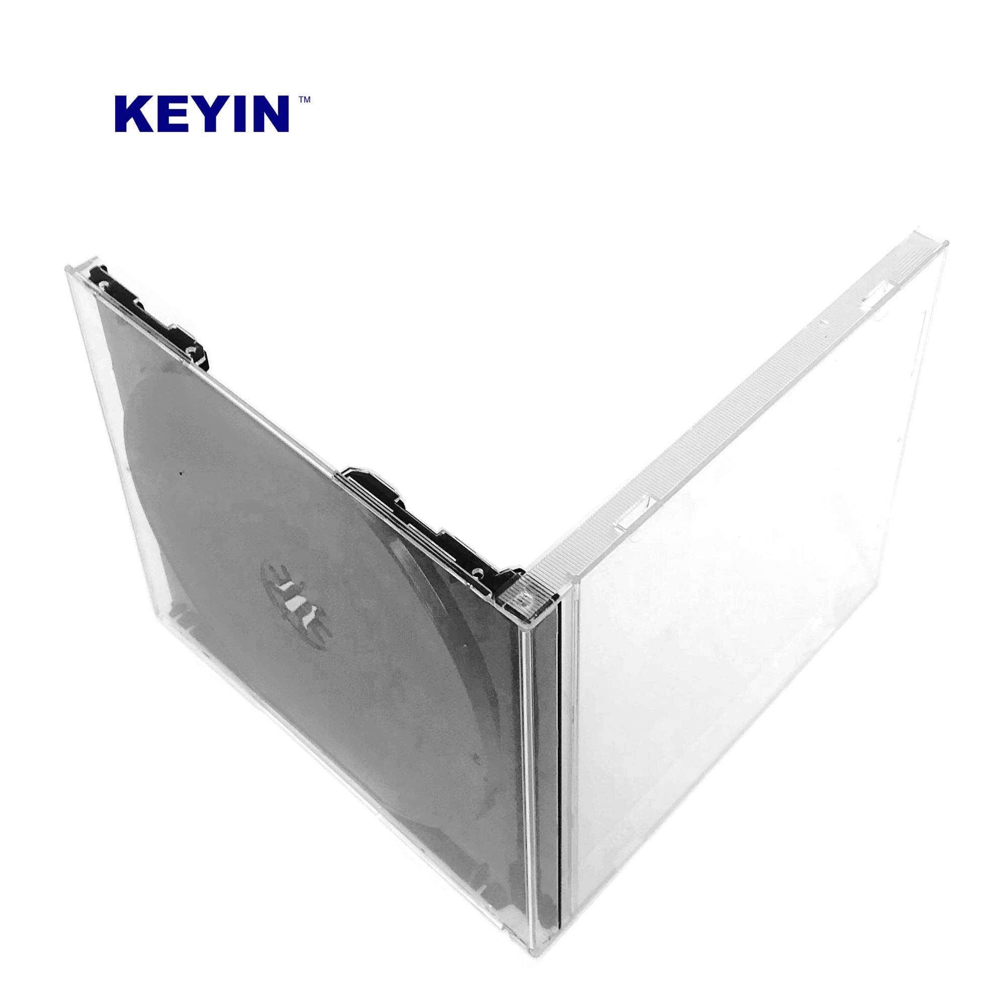 KEYIN jewel case artwork clips holding insert securely for presentation