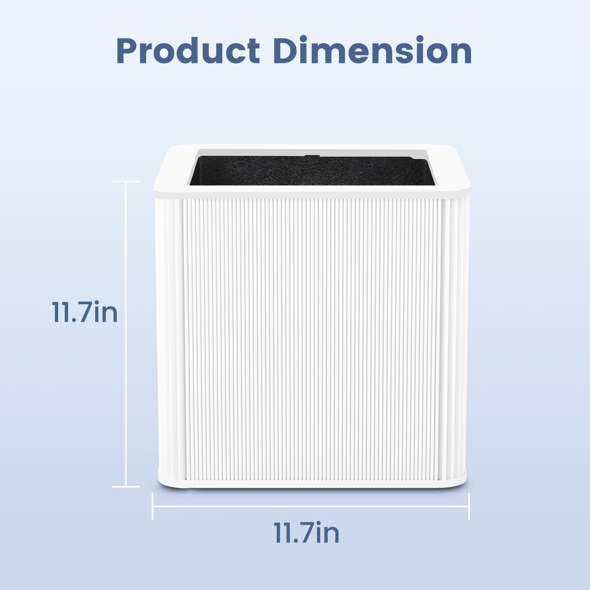 KEYINGXUAN activated carbon filter helps reduce cooking and pet odors.