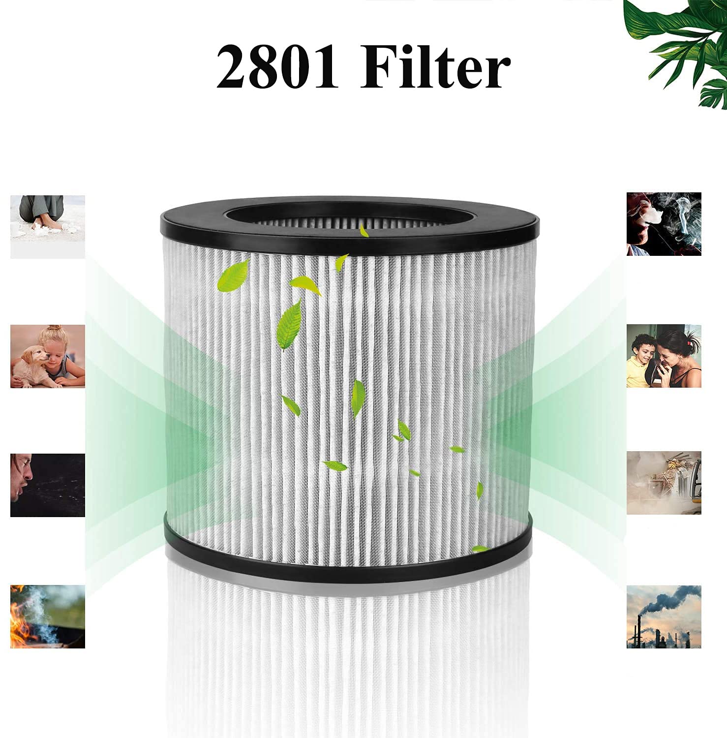 KEYJINIU carbon-filter close-up showing high-efficiency media for cleaner air