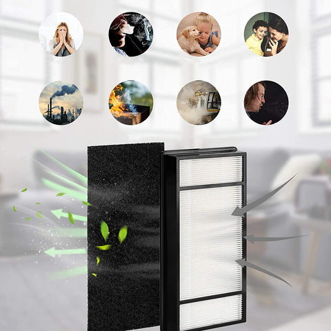 KEYJINIU carbon pre-filter eight-pack, extends main filter life and reduces odors.