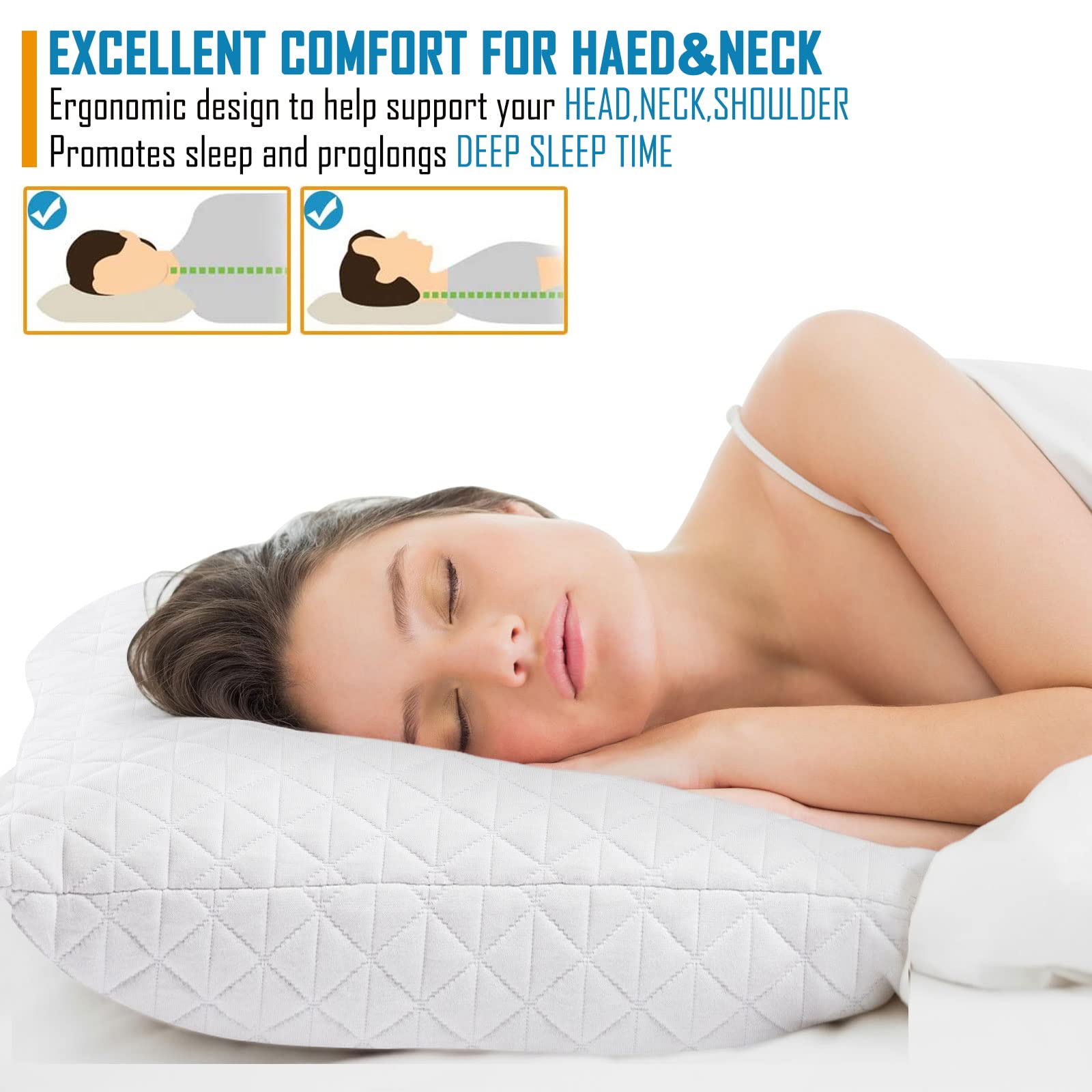 KEYOOHOME bamboo rayon pillowcase delivers skin-friendly softness and breathability.