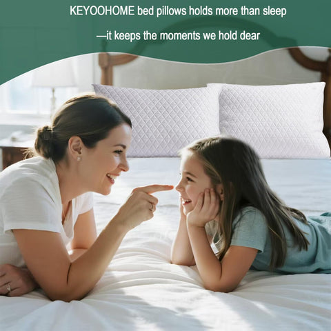 KEYOOHOME never-flat design adapts to you for lasting support.