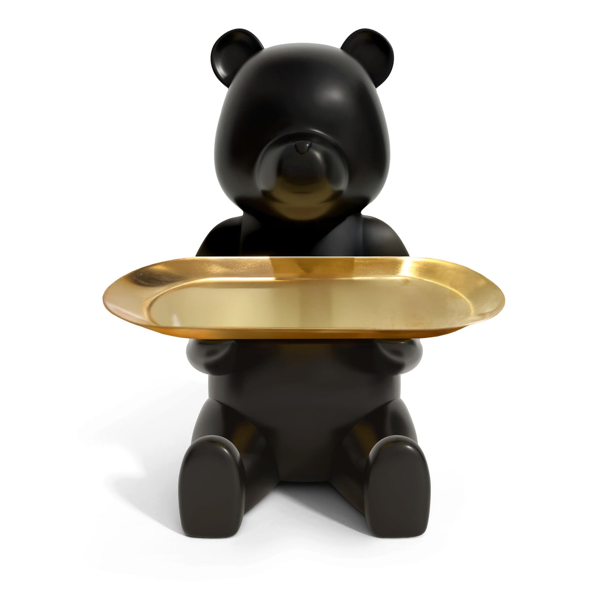Keyper Bear dish tray on entryway table keeps keys organized