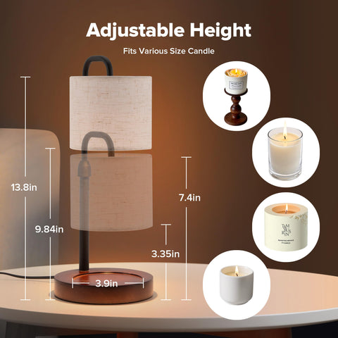 Keysays Candle Warmer Lamp includes bulbs for immediate enjoyment and backups.