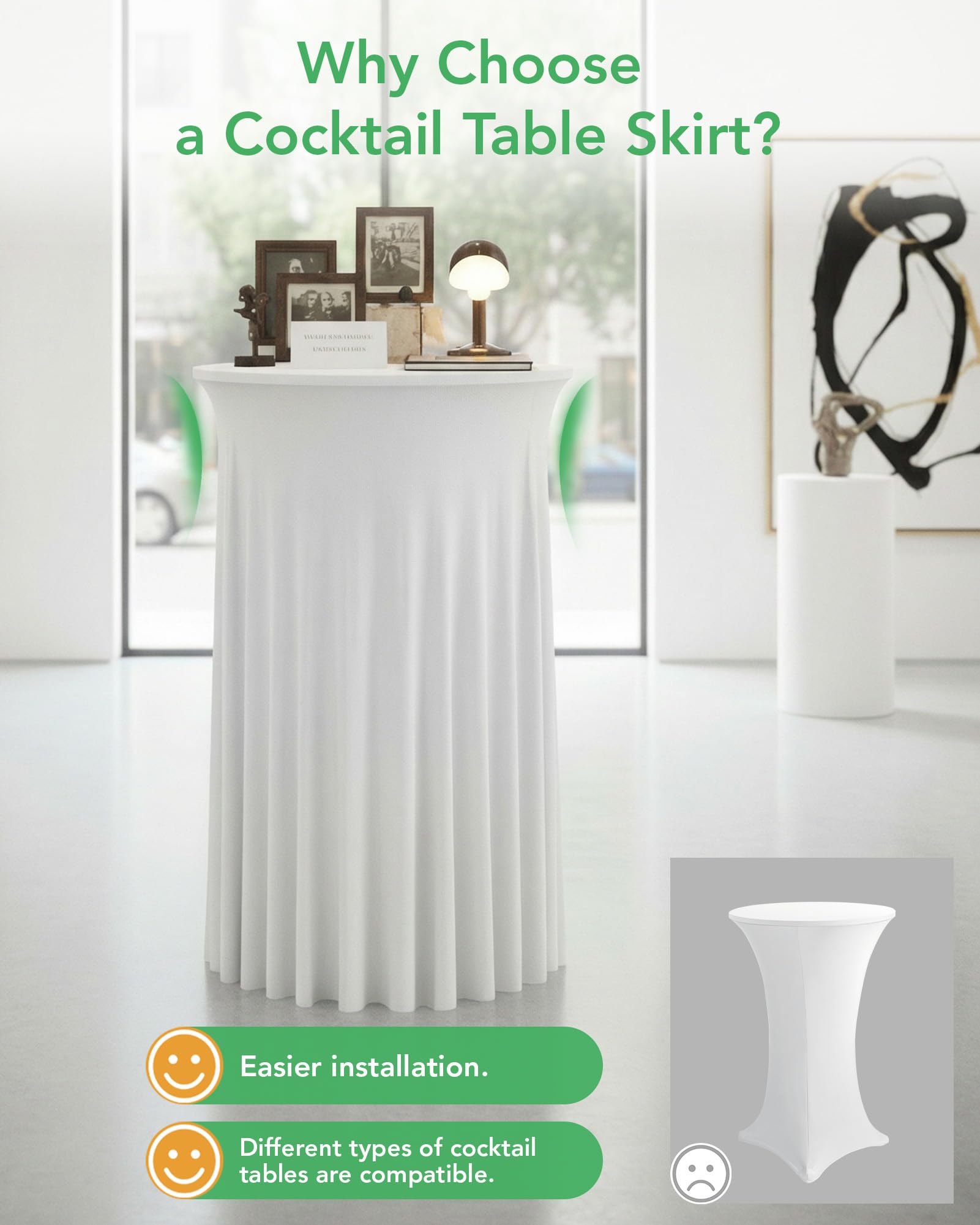 KeyWave reusable cover is ideal for frequent events and rentals.