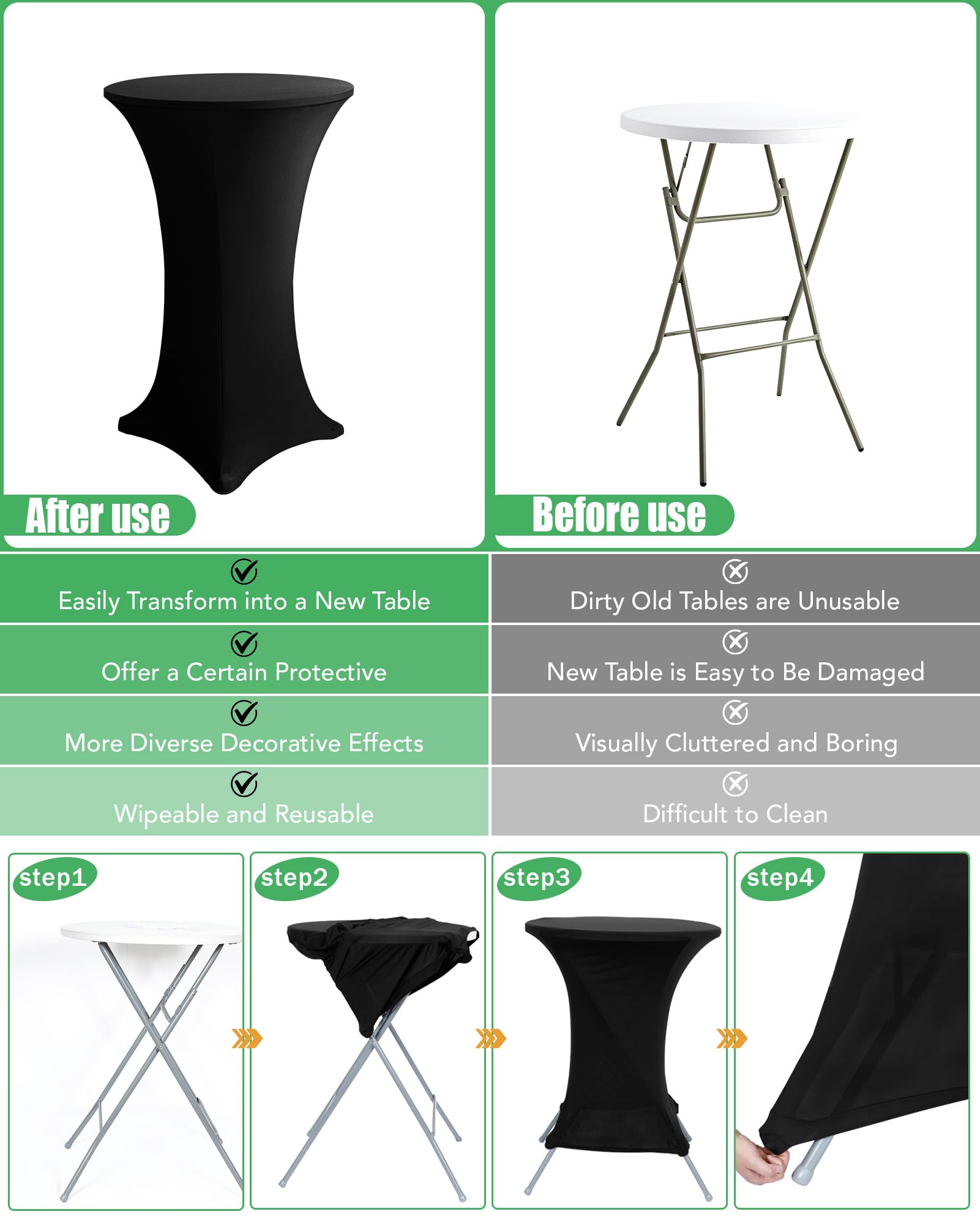 KeyWave reusable 8-pack offers economical decor for indoor and outdoor events