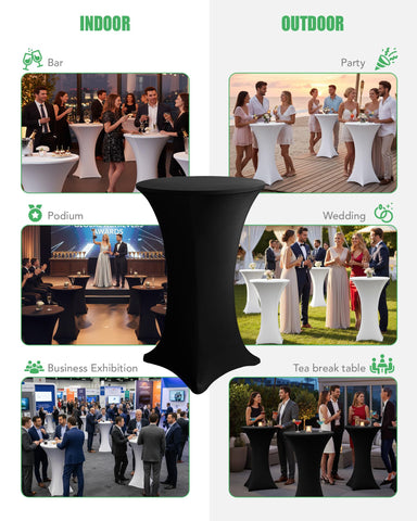 KeyWave durable spandex blend for easy care and quick event setup