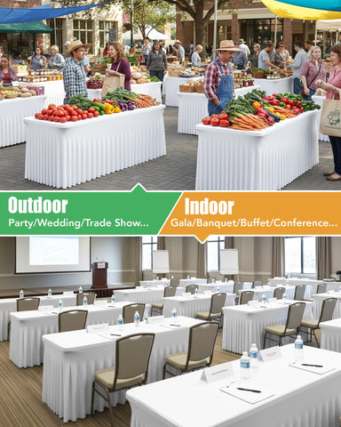 KeyWave one-step setup saves time by simply sliding over the tabletop.