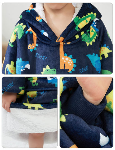 KFUBUO one-size-fits-kids up to six years for secure warmth.