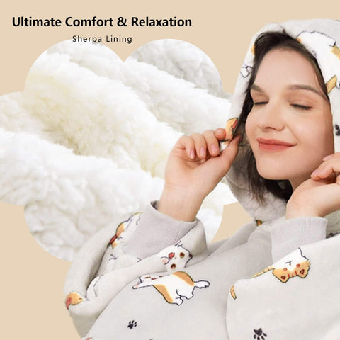 KFUBUO wearable blanket ideal as a cozy gift choice.
